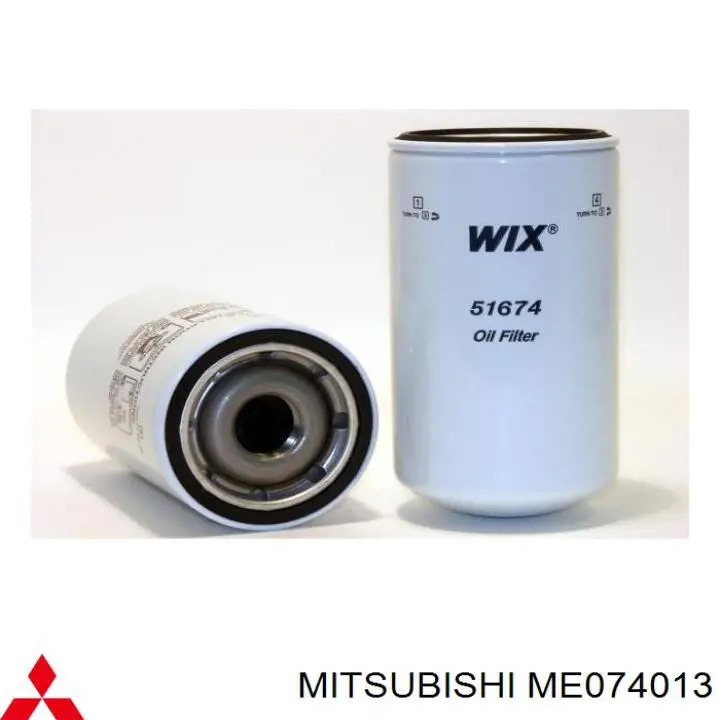 Фильтр очистки масла центробежный Mitsubishi ME074013 цена, от 39.20 USD