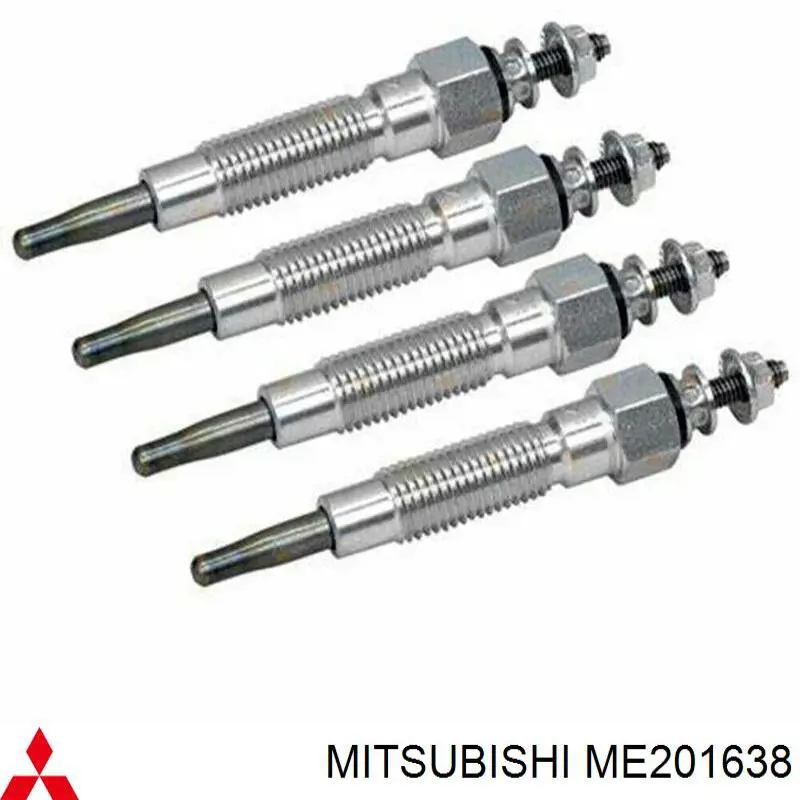 Свечи накала ME201638 Mitsubishi