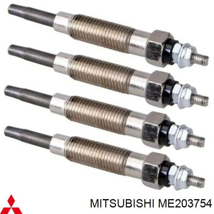 Bujía de incandescencia ME203754 Mitsubishi