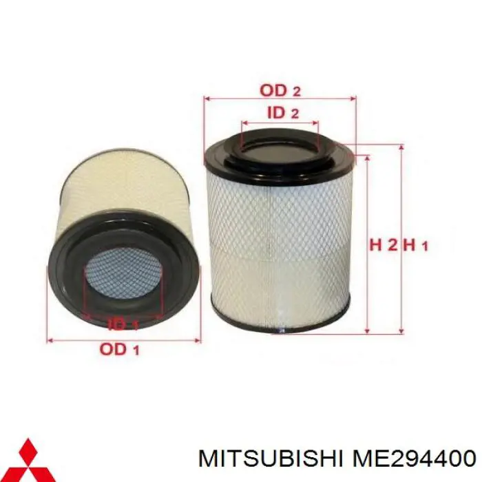 Элемент воздушного фильтра Mitsubishi ME294400 цена, от 16.46 USD