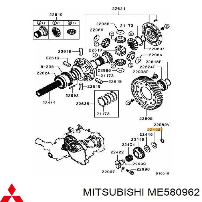 ME580962 Mitsubishi 