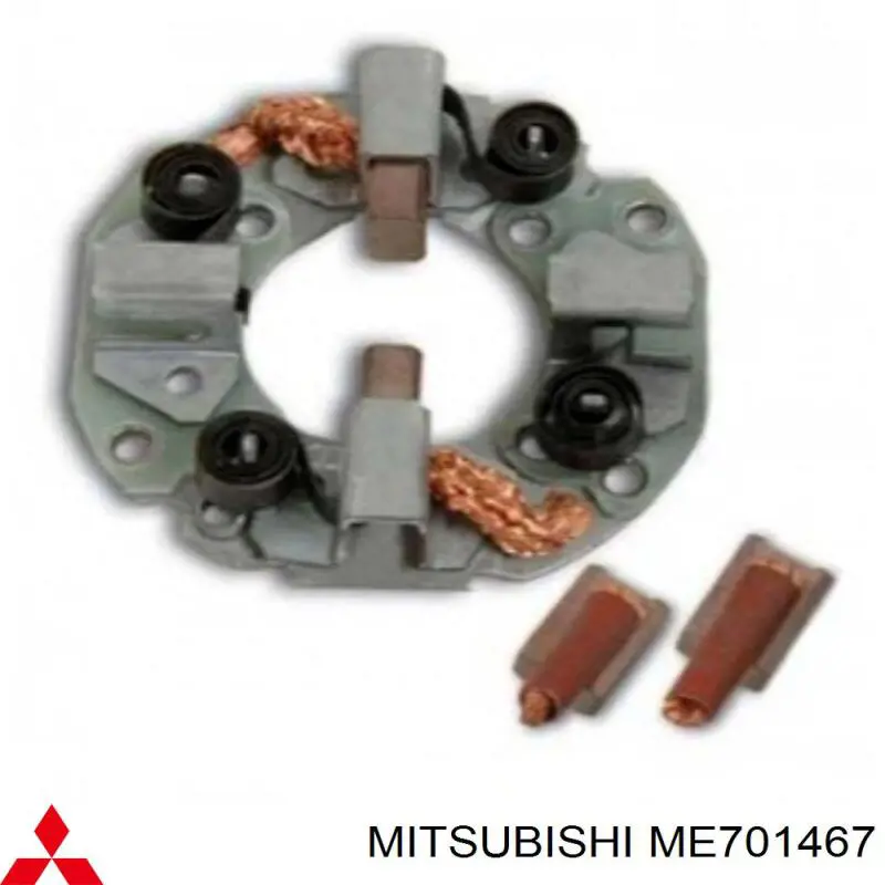 ME701467 Mitsubishi щеткодержатель стартера