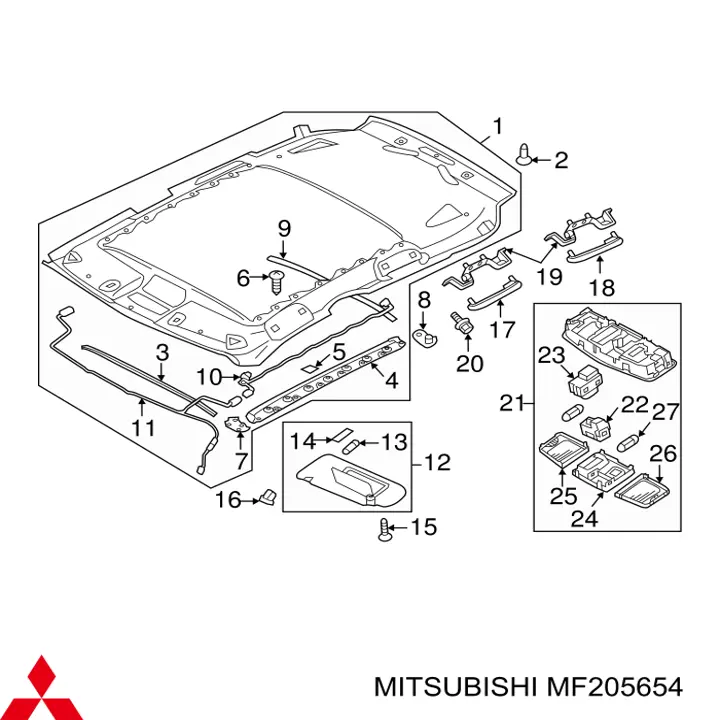 MF205654 Mitsubishi 