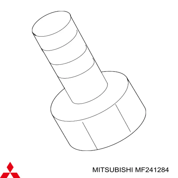 Болт (гайка) крепежа на Mitsubishi Pajero II Canvas Top 