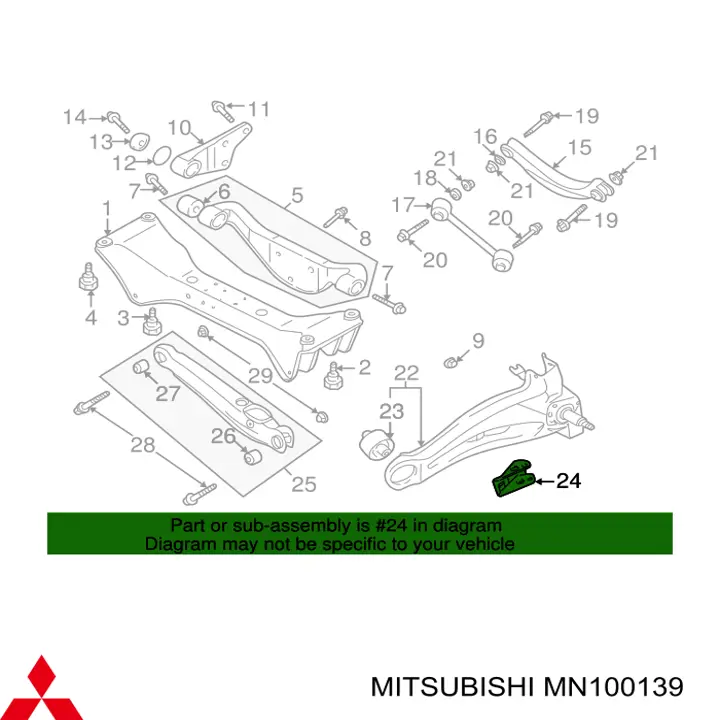 MN100139 Mitsubishi 