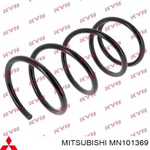 Передняя пружина MN101369 Mitsubishi