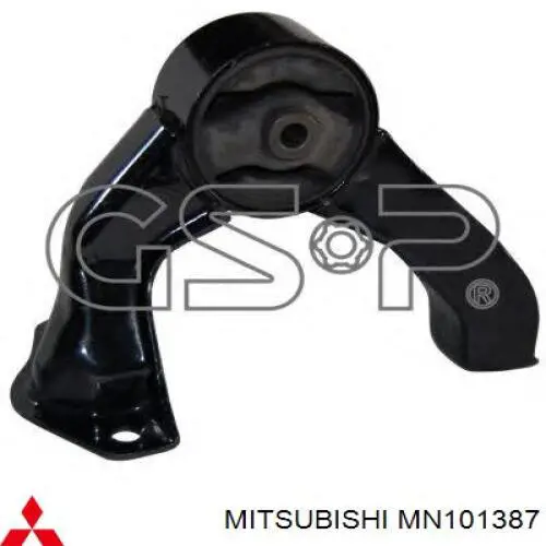 MN101387 Mitsubishi coxim (suporte traseiro de motor)