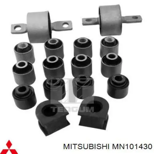 Сайлентблок заднего продольного рычага, передний Mitsubishi MN101430 цена, от 19.80 USD