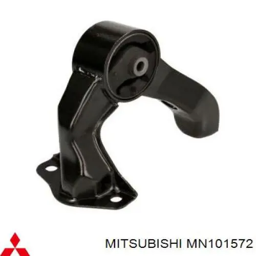 Coxim (suporte) traseiro de motor MN101572 Mitsubishi