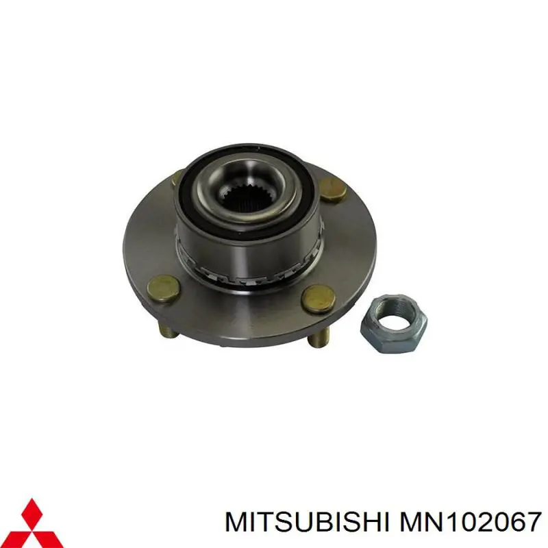 Купить MN102067 Mitsubishi Цапфа поворотная левая