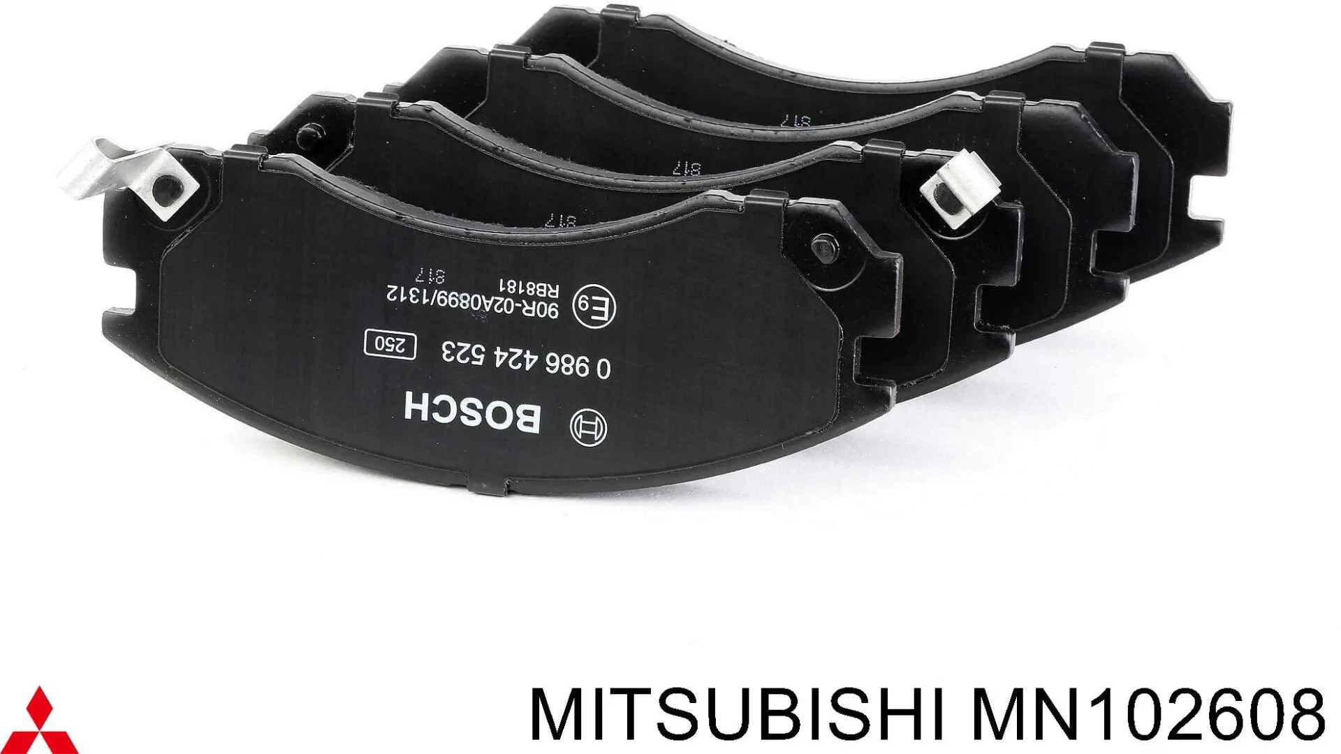 Тормозные колодки Mitsubishi MN102608