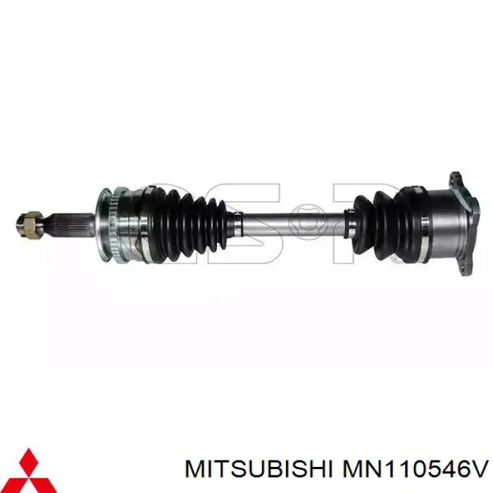 MN110546V Mitsubishi полуось (привод передняя левая)
