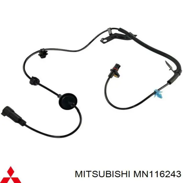 MN116243 Mitsubishi датчик абс (abs задний левый)