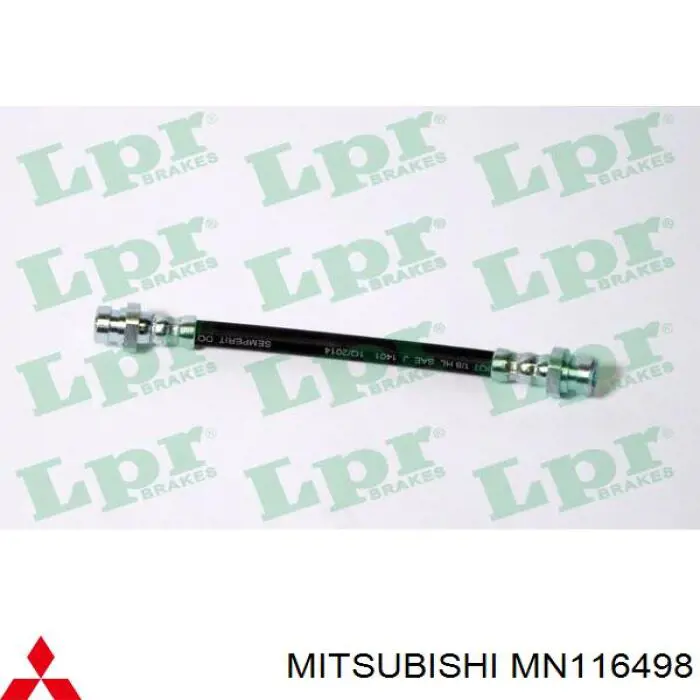 Шланг тормозной передний MN116498 Mitsubishi