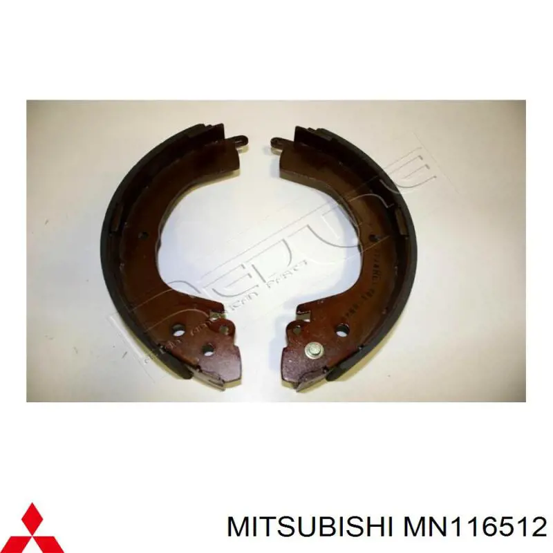 Тормоза рабочие задние ножные и тормозные барабаны Mitsubishi MN116512 цена, от 25.34 USD