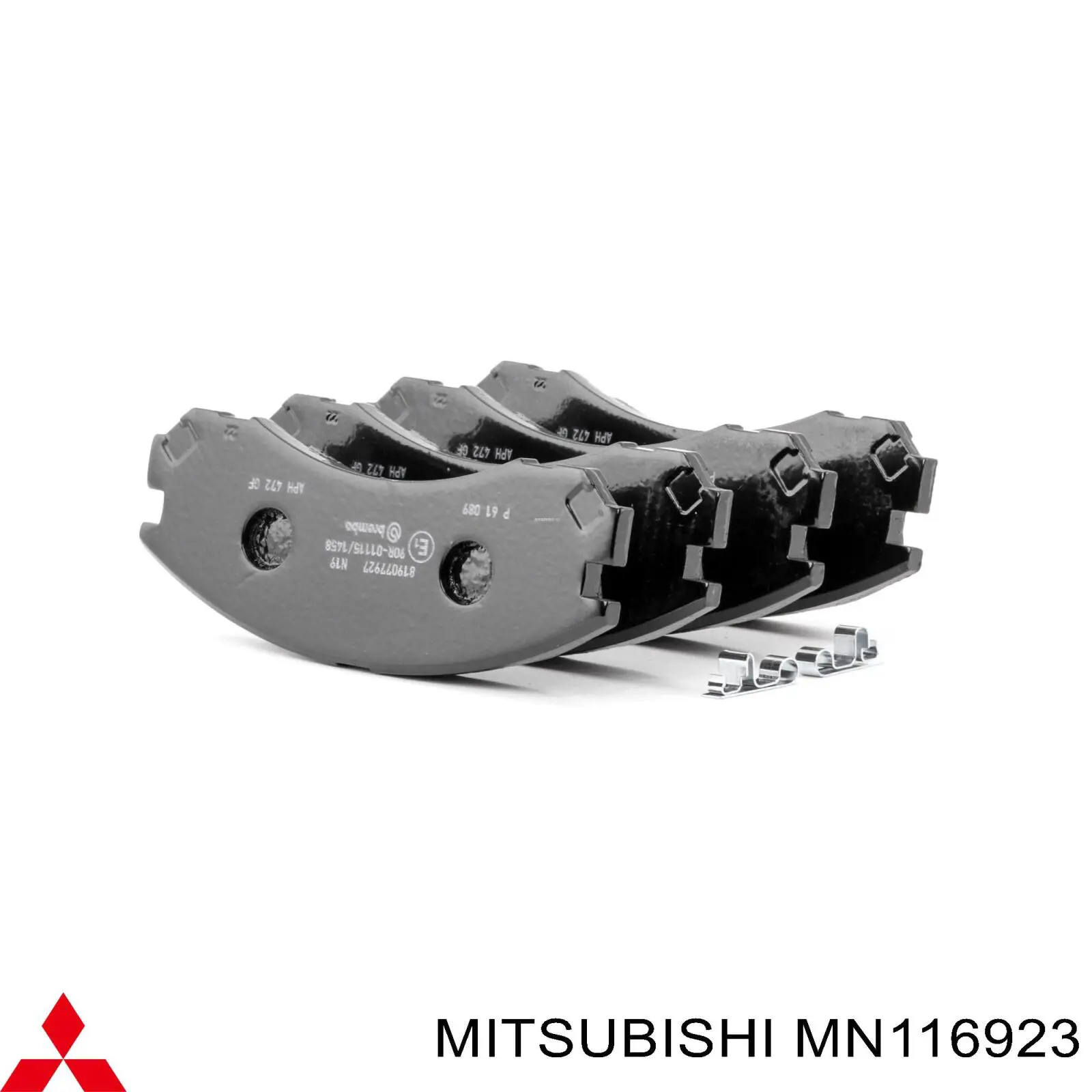 Колодки Mitsubishi MN116923 цена, от 24.72 USD