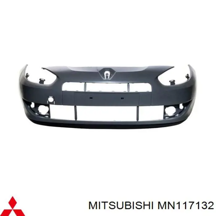  Передний бампер Mitsubishi Pajero 3