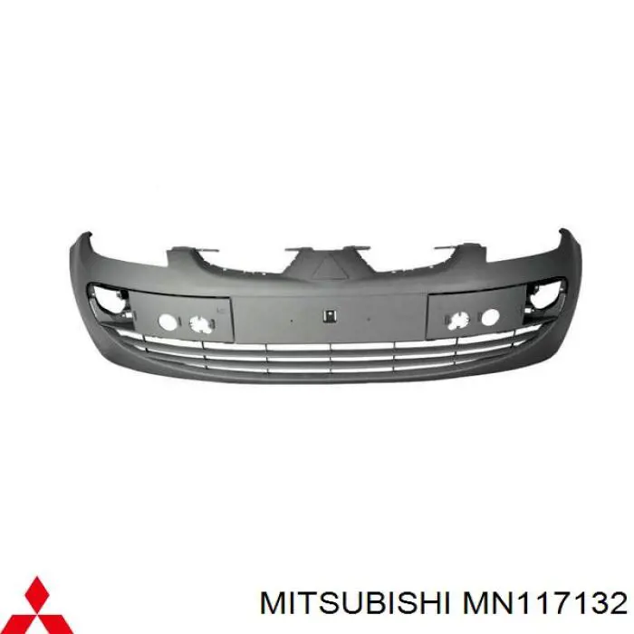 MN117132 Mitsubishi передний бампер