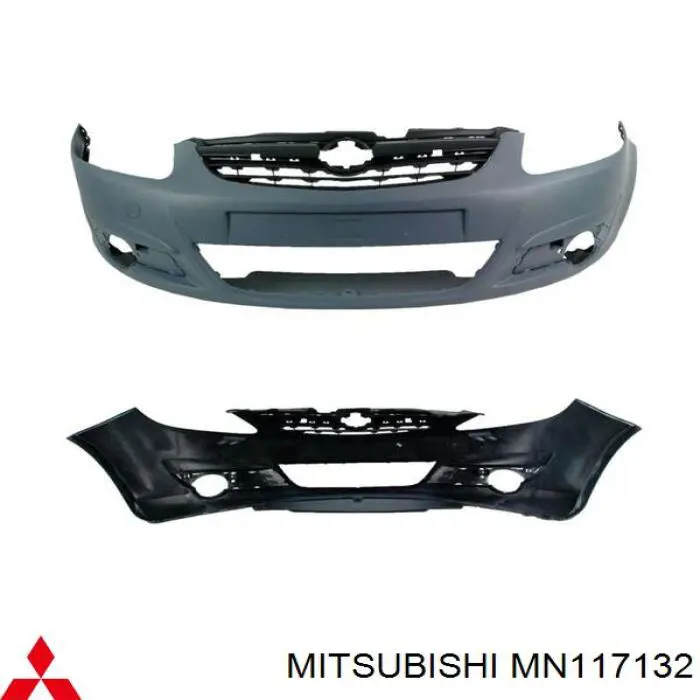 Купить Передний бампер Митсубиси Паджеро III 