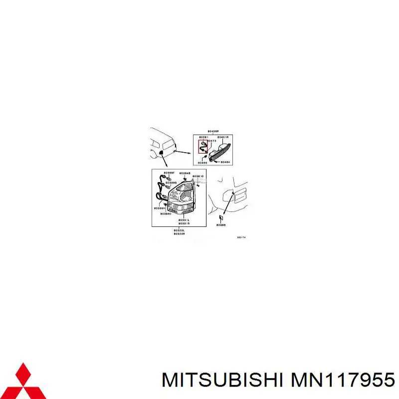 MN117955 Mitsubishi