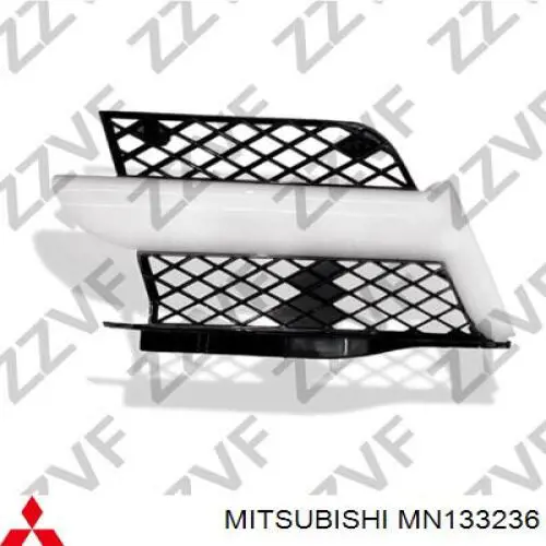 MN133236 Mitsubishi решетка радиатора правая