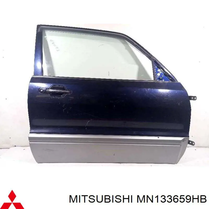 MN133659GB Mitsubishi pára-choque traseiro