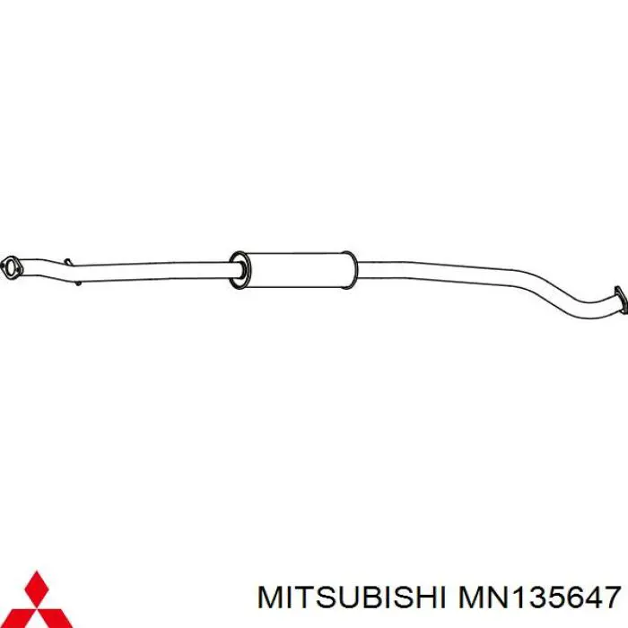 Глушитель, центральная часть Polmostrow 1431 цена, от 52.93 USD