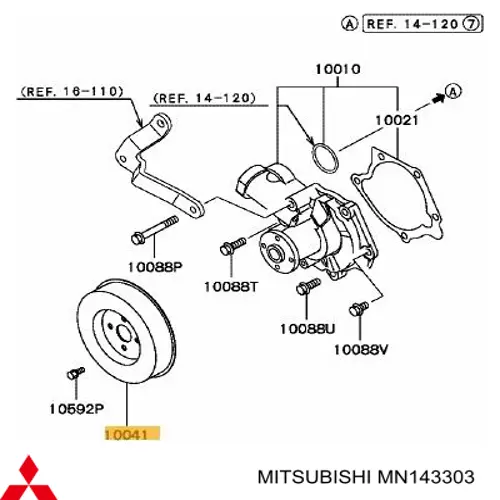  MN143303 Mitsubishi