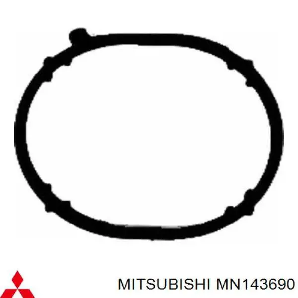 Прокладка впускного коллектора MN143690 Mitsubishi