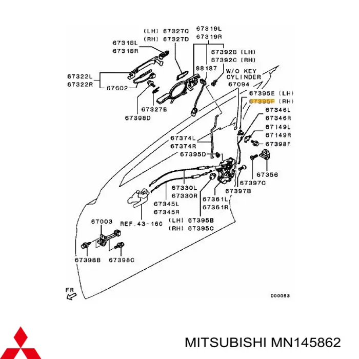 MN145862 Mitsubishi 