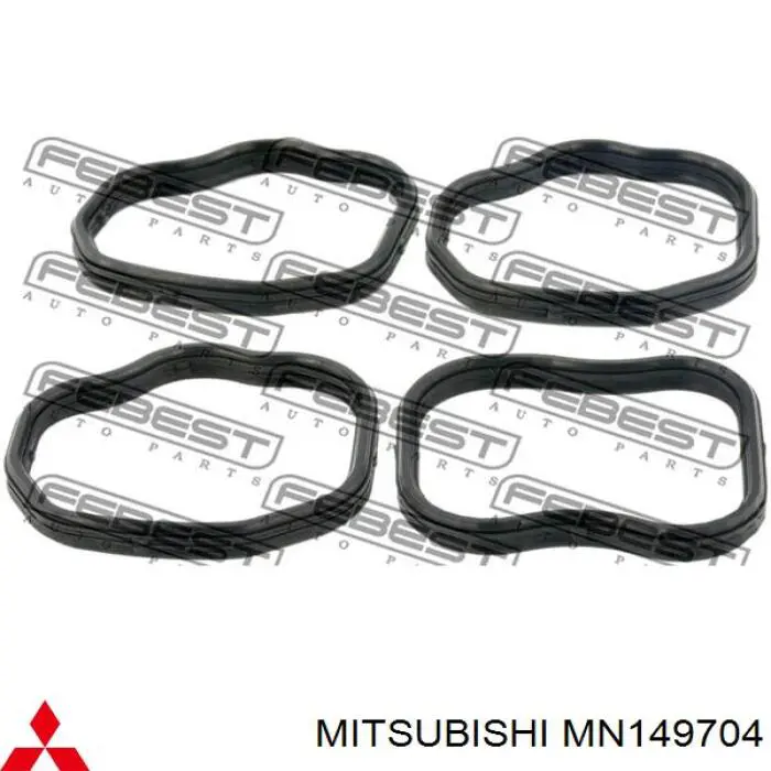 Купить MN149704 Mitsubishi Прокладка клапанной крышки двигателя, кольцо