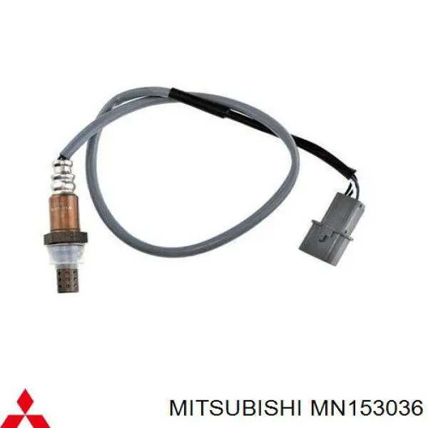 MN153036 Mitsubishi sonda lambda, sensor esquerdo de oxigênio até o catalisador