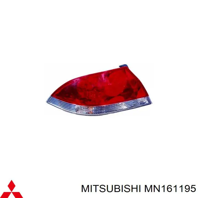 MN161195 Mitsubishi lanterna traseira esquerda