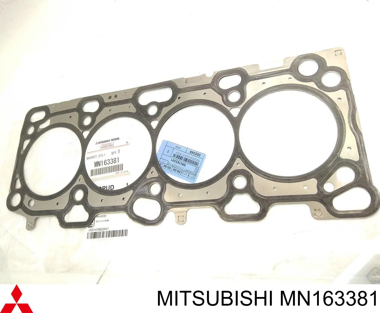 Прокладка головки блока цилиндров (ГБЦ) Mitsubishi MN163381