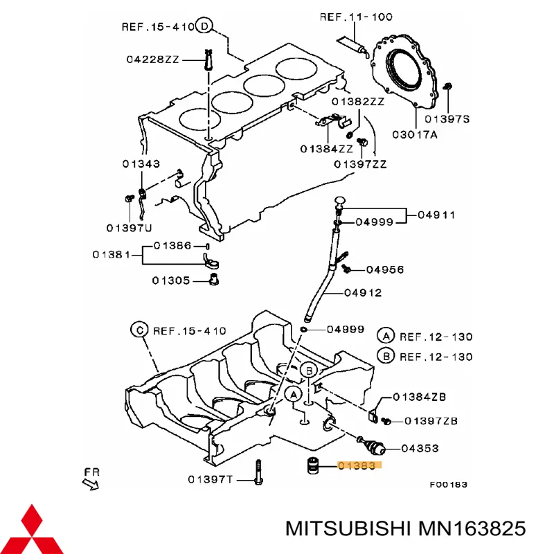  Mitsubishi MN163825 цена, от 3.15 USD