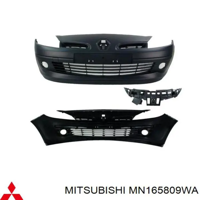 Купить MN161540BA Chrysler Буфер (бампер) передний