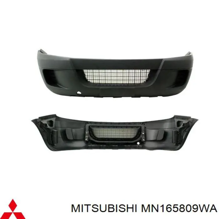 Бампер передний Chrysler MN161540BA