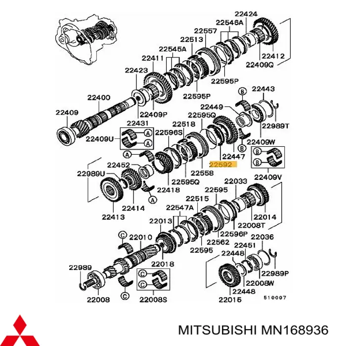 MD748599 Mitsubishi 