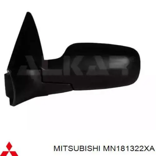 MN181322XA Mitsubishi накладка бампера заднего правая