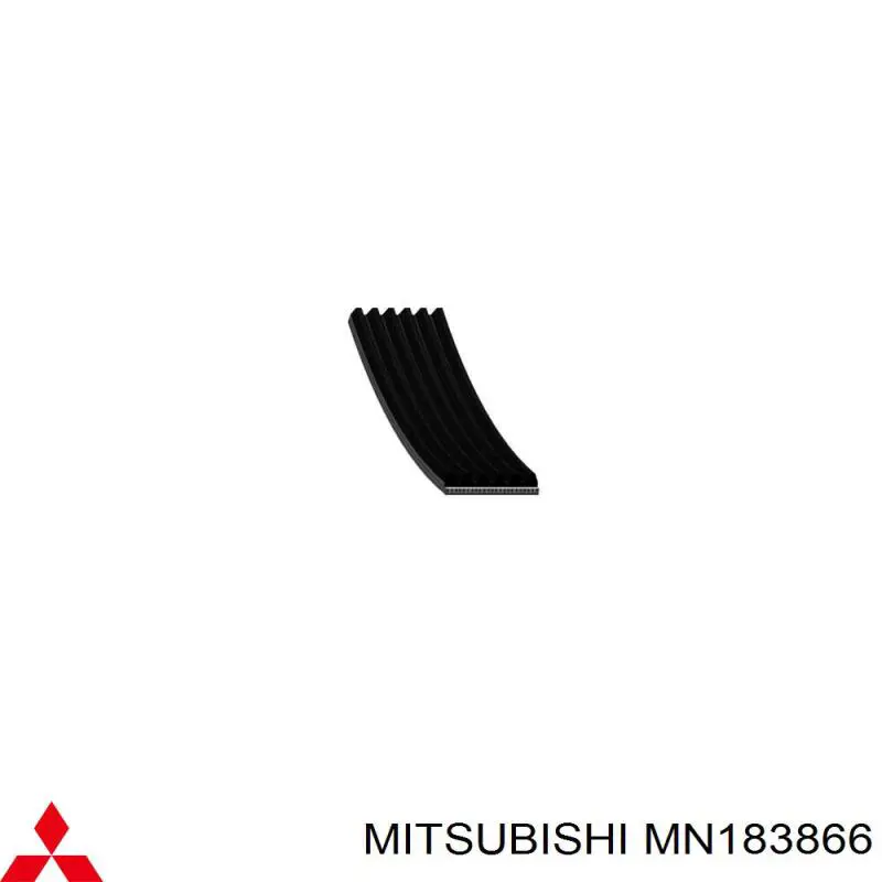 Correa trapezoidal MN183866 Mitsubishi