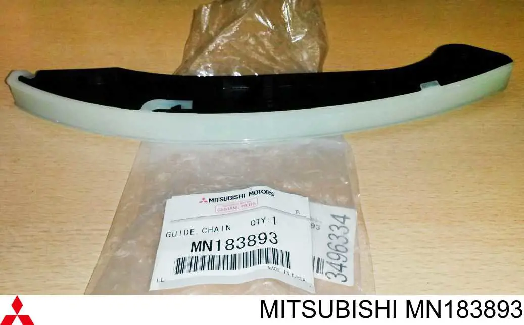 MN183893 Mitsubishi башмак натяжителя цепи грм
