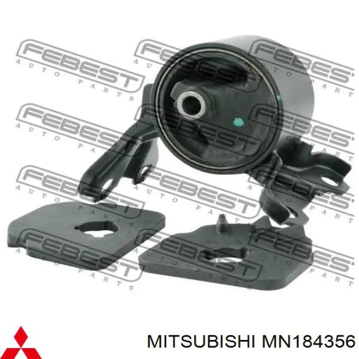 MN184356 Mitsubishi coxim (suporte esquerdo de motor)