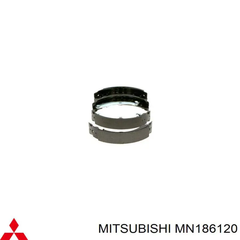 Задние барабанные колодки MN186120 Mitsubishi