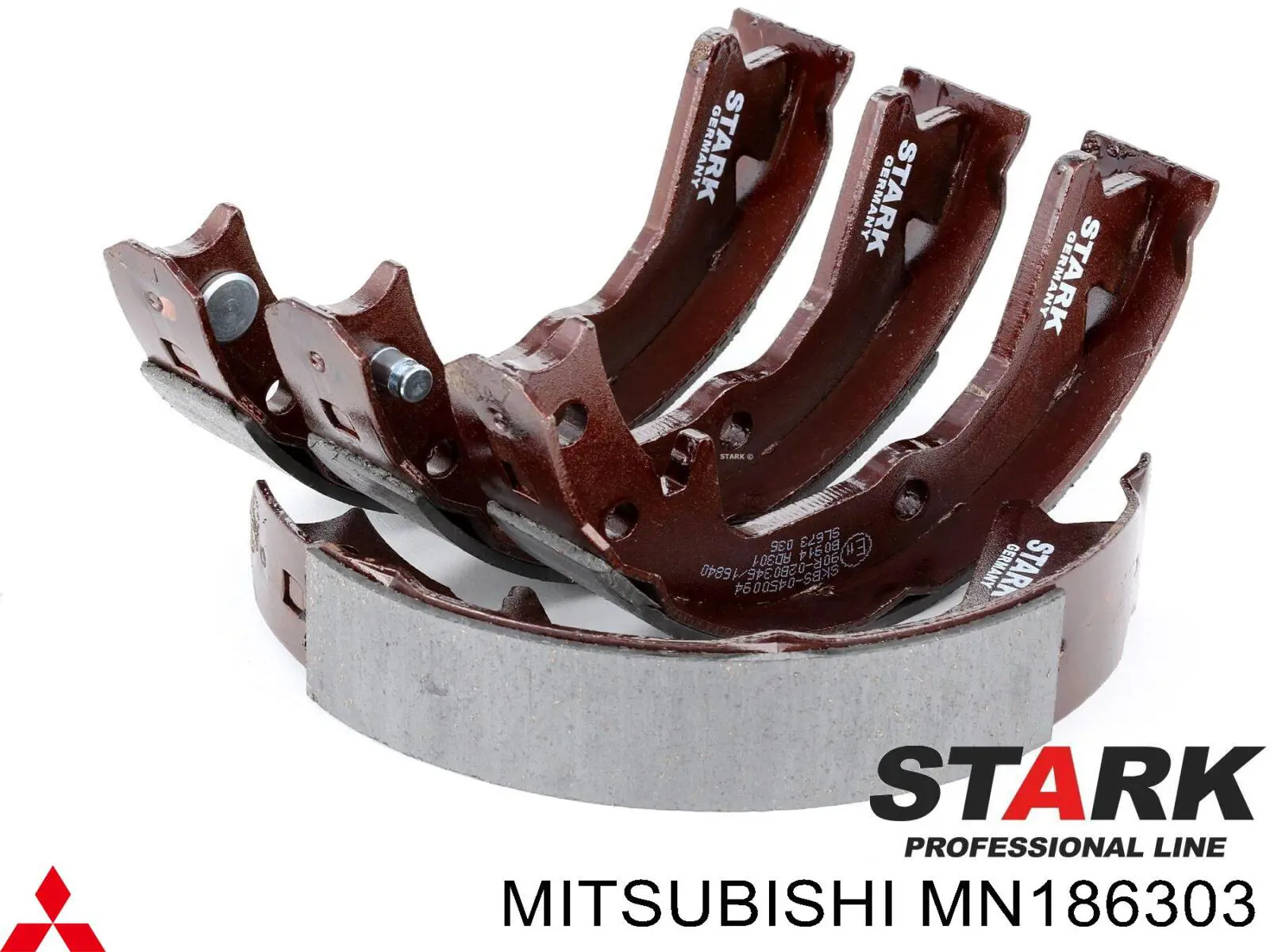Тормоза рабочие задние ножные и тормозные барабаны Mitsubishi MN186303 цена, от 19.29 USD