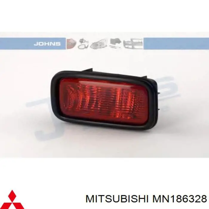 MN186328 Mitsubishi lanterna do pára-choque traseiro direito