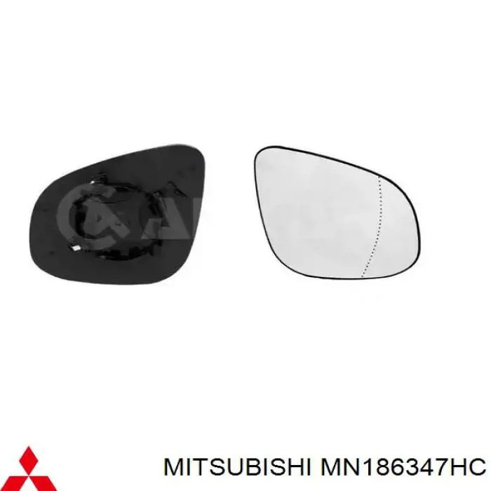 MN186347HC Mitsubishi Задний бампер