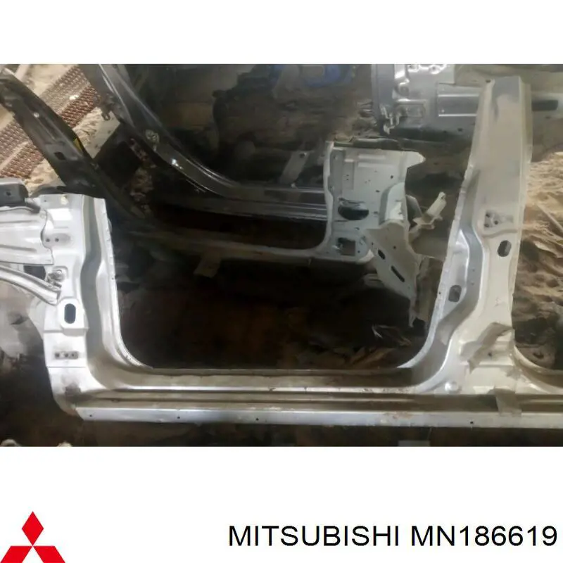 Порог внешний левый Mitsubishi MN186619 цена, от 88.69 USD