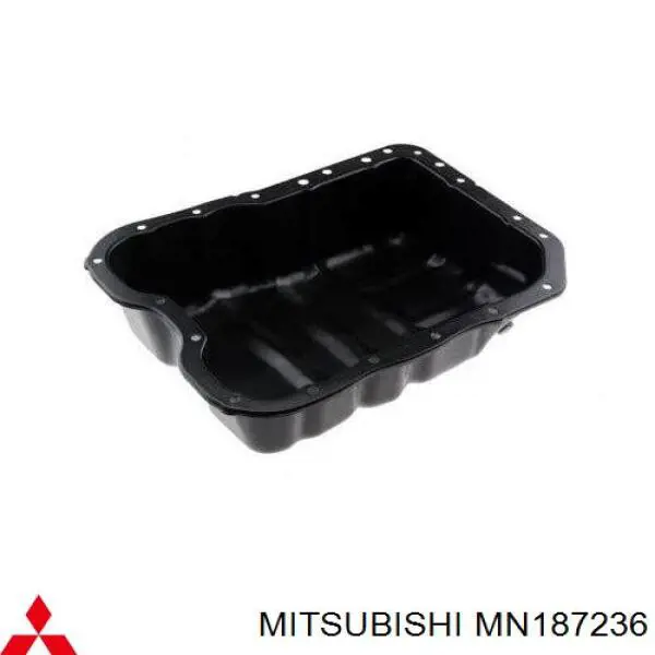 MN187236 Mitsubishi поддон масляный картера двигателя