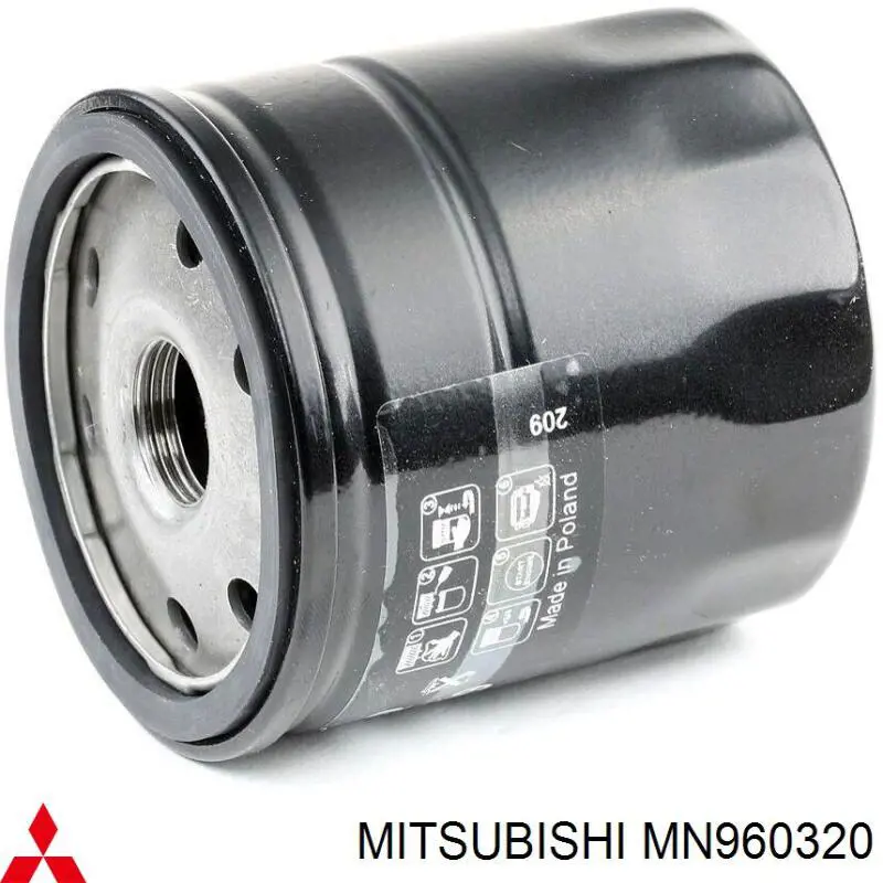 Масляный фильтр MN960320 Mitsubishi