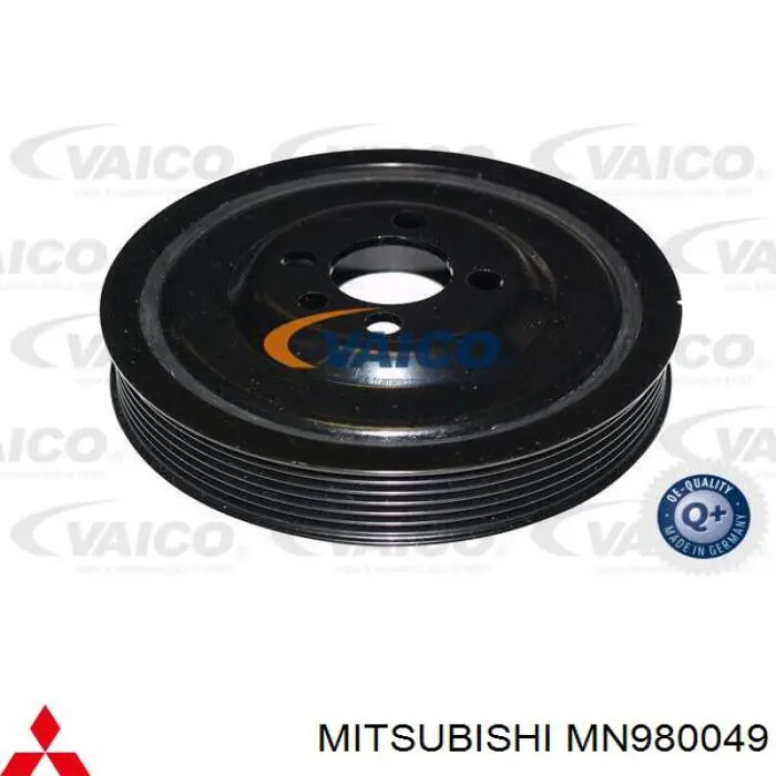 Polea, cigüeñal MN980049 Mitsubishi